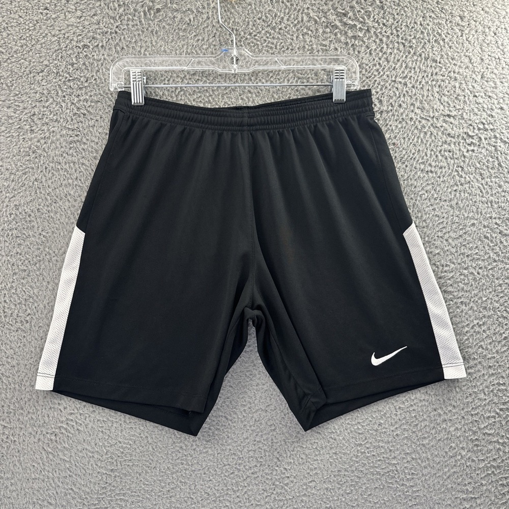 Nike Dri Fit League Knit II Shorts 7" Black Athetic Soccer Athleisure Men Medium